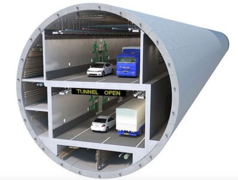 Illustration for article titled The Absolutely Insane $700 Billion Idea to Fix LA Traffic? Tunnels!